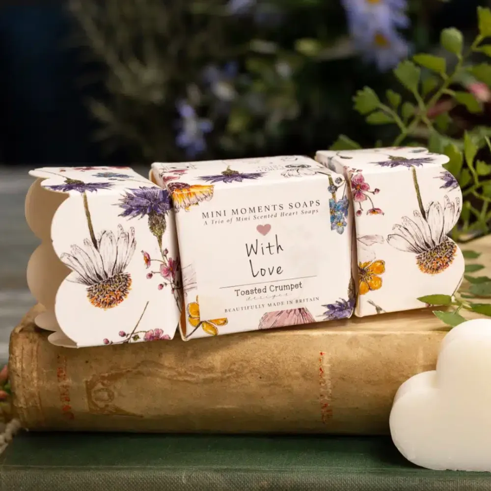 Toasted Crumpet Bar Soaps|Regency Gardens Mini Soaps Trio