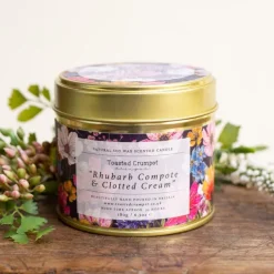 Toasted Crumpet Home Fragrance|Rhubarb & Clotted Cream Candle