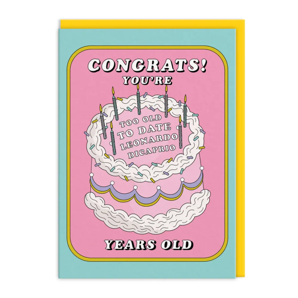 Greeting Cards|Too Old For Leo Birthday Card