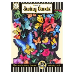 Greeting Cards|Tropical Butterflies Swing Card SSC222