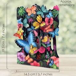 Greeting Cards|Tropical Butterflies Swing Card SSC222