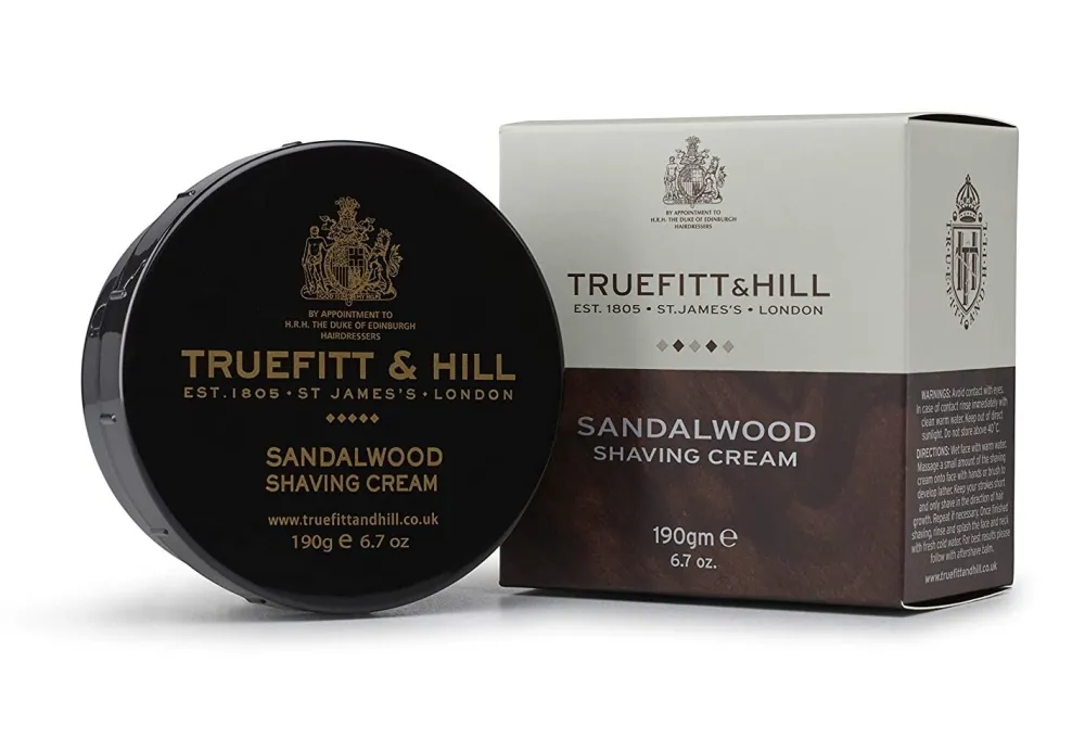 Truefitt & Hill Shaving Soaps & Cream|Sandalwood Shaving Cream Bowl