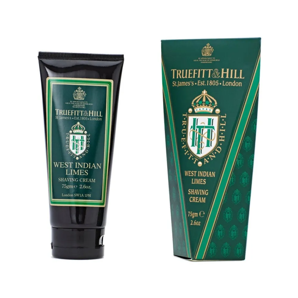 Truefitt & Hill Shaving Soaps & Cream|West Indian Limes Shaving Cream Travel Tube