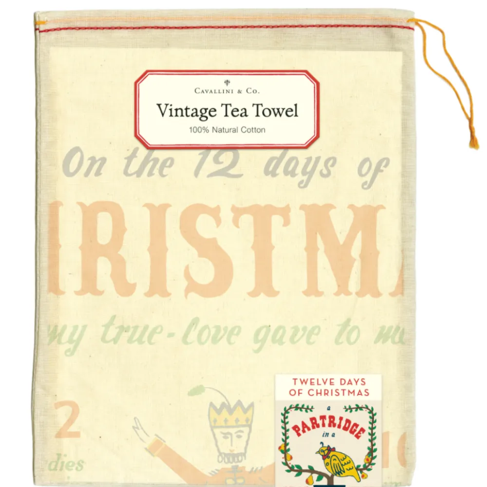 Tea Towels|Twelve Days of Christmas Tea Towel