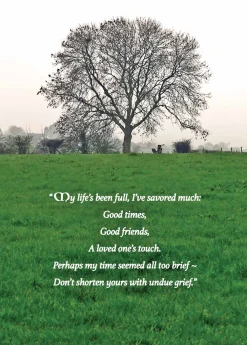 Greeting Cards|Undue Grief Irish Sympathy Card