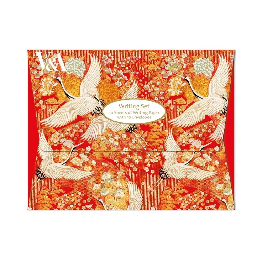 Journals & Other Stationery|V&A Kimono Cranes Writing Set