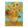 Greeting Cards|Vase with Twelve Sunflowers Greeting Card