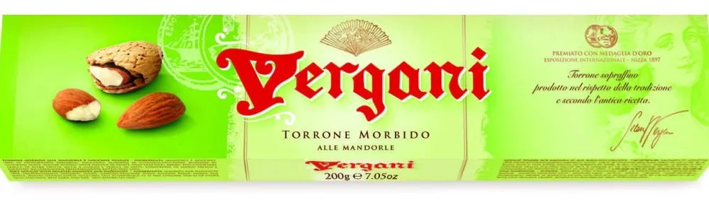 Sweets|Vergani Soft Nougat with Almonds Bar