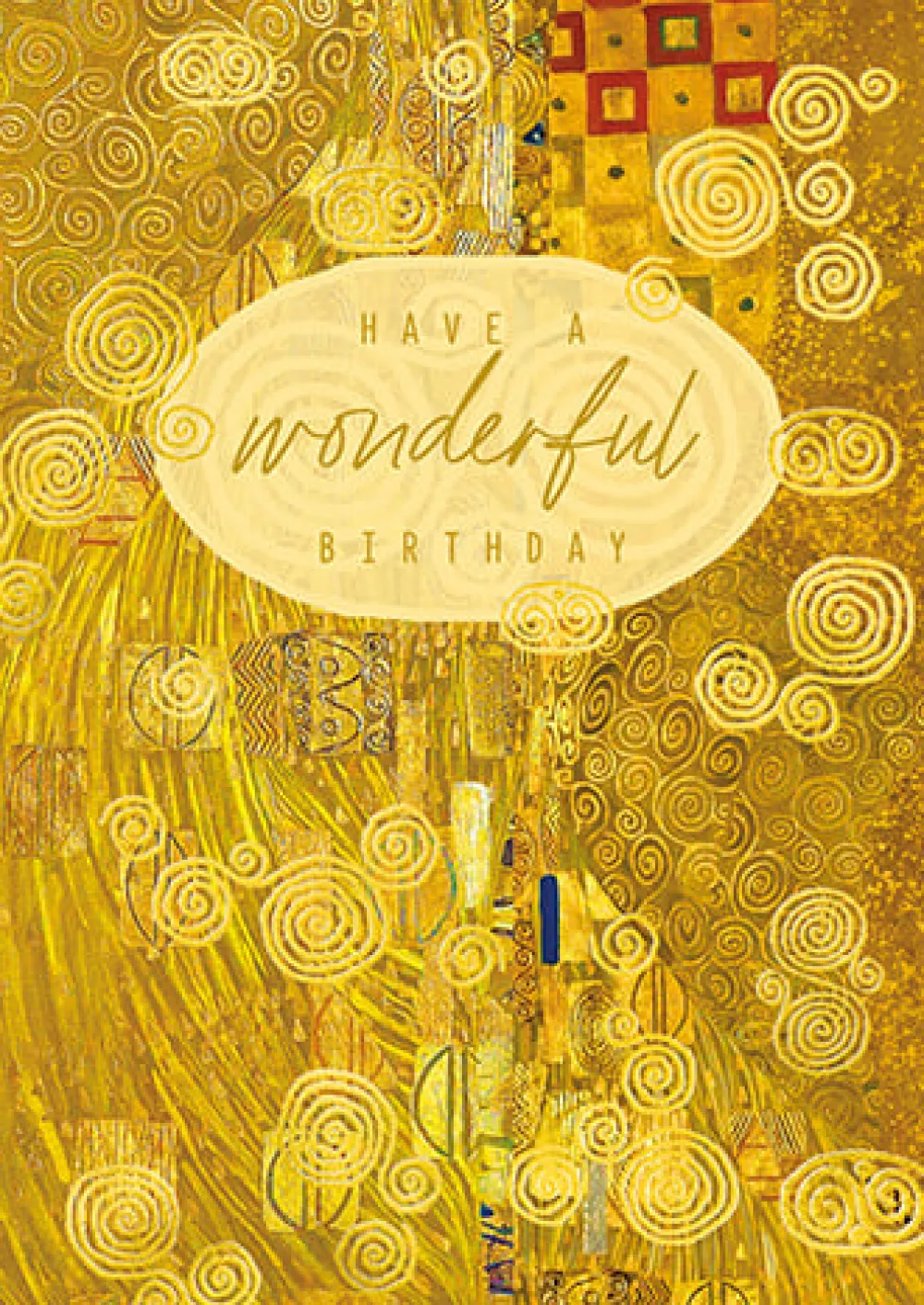 Greeting Cards|Vienna Gold Birthday Card