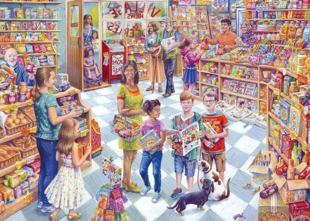Games & Puzzles|Village News 1000 Piece Puzzle