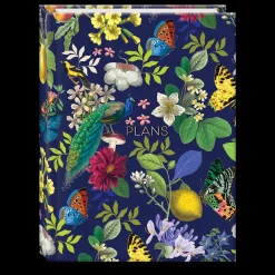 Journals & Other Stationery|Vintage Floral Undated Daily Planner