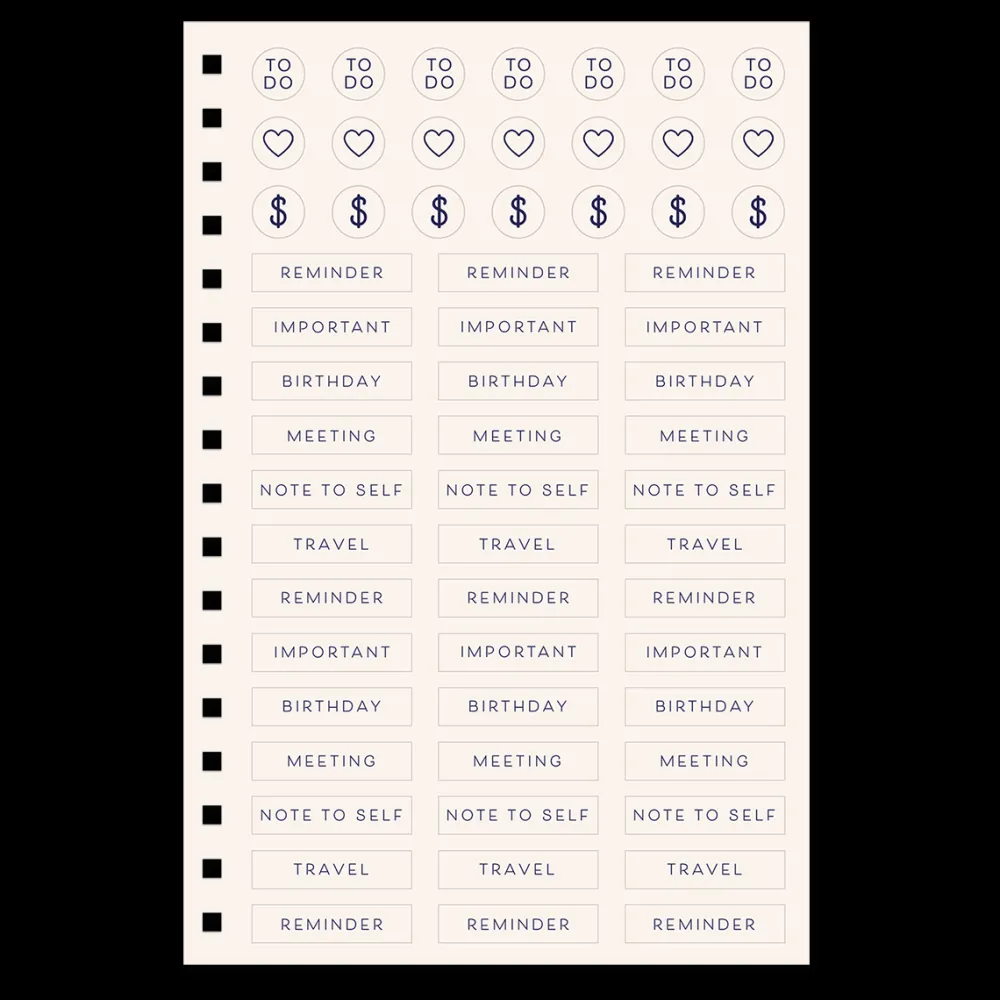 Journals & Other Stationery|Vintage Floral Undated Daily Planner