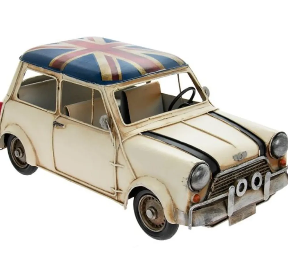 Souvenirs|Home Accents|Vintage Transport Cream Classic Mini Cooper Model