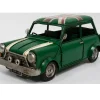 Home Accents|Vintage Transport Green Classic Mini Cooper Model