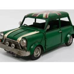 Home Accents|Vintage Transport Green Classic Mini Cooper Model