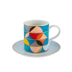 Vista Alegre Teacups & Saucers|Futurismo Teacup & Saucer
