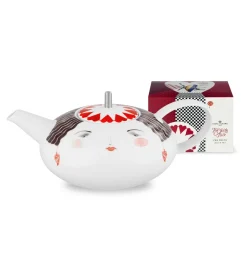 Vista Alegre Tea Plates|Teapots|Tea with Alice Teapot & Tea Bags Gift Box