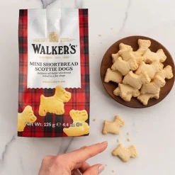 Walker's Shortbread Co. Biscuits|Walkers Mini Shortbread Scottie Dogs Bag