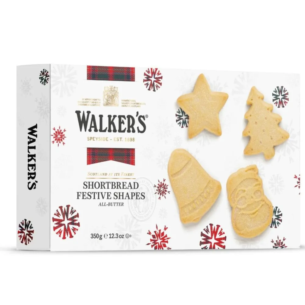 Walker's Shortbread Co. Biscuits|Walkers Festive Shapes Shortbread
