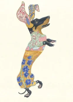 Greeting Cards|Watercolor Dachshund Greeting Card