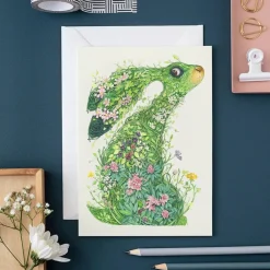 Greeting Cards|Watercolor Hare from the Wild Wood Greeting Card