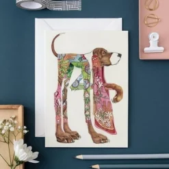 Greeting Cards|Watercolor Hound Greeting Card