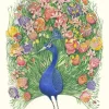 Greeting Cards|Watercolor Peacock Greeting Card