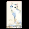 Journals & Other Stationery|Watercolor Pets White Cat Tall Notepad