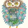 Greeting Cards|Watercolor Tawny Owl Greeting Card