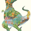 Greeting Cards|Watercolor Tyrannosaurus Rex Greeting Card