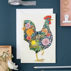Greeting Cards|Watercolour Chicken Greeting Card