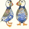 Greeting Cards|Watercolour Two Puffins Greeting Card