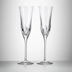 Waterford Glasses & Steins|Waterford|Lismore Essence Champagne Flute Pair
