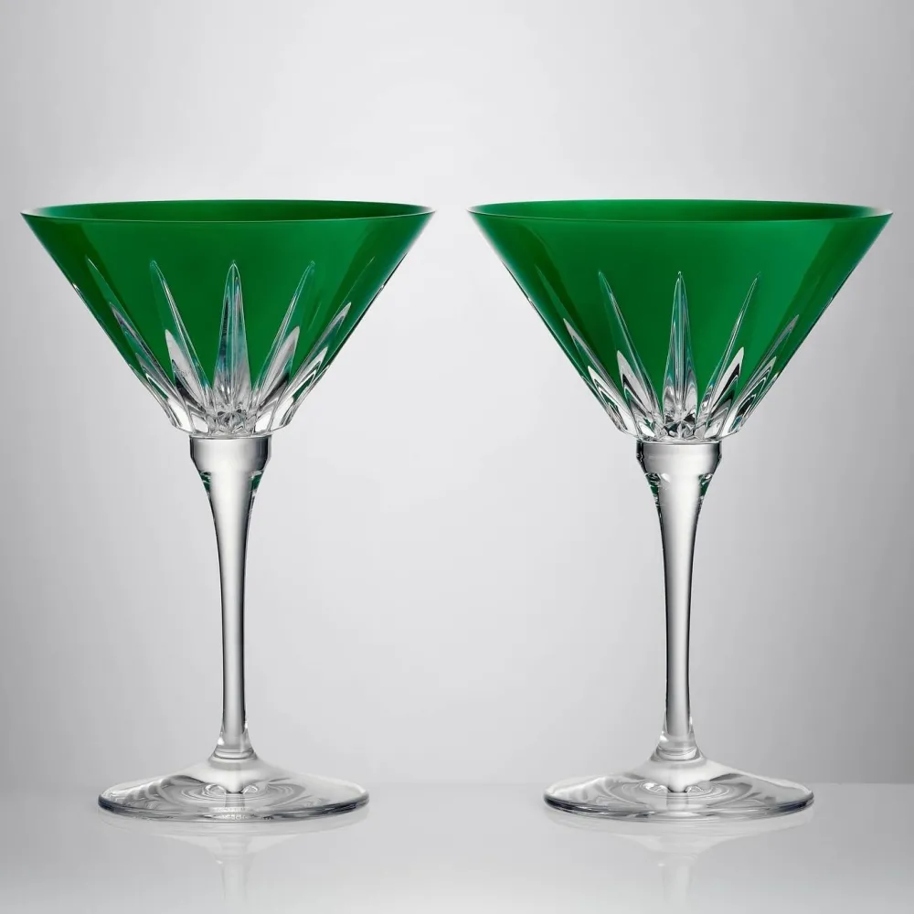 Waterford Waterford|Glasses & Steins|New Year Firework Green Martini Glass Pair