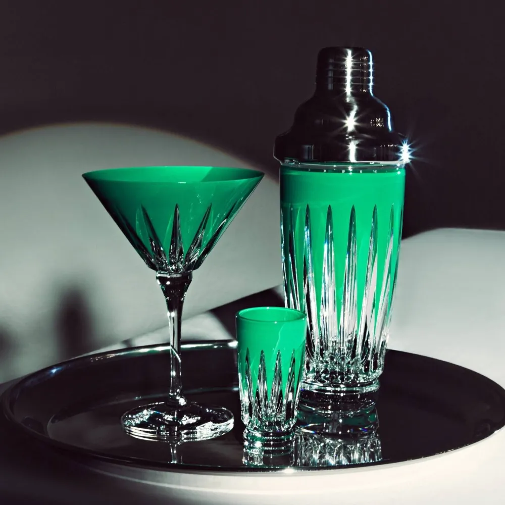 Waterford Waterford|Glasses & Steins|New Year Firework Green Martini Glass Pair