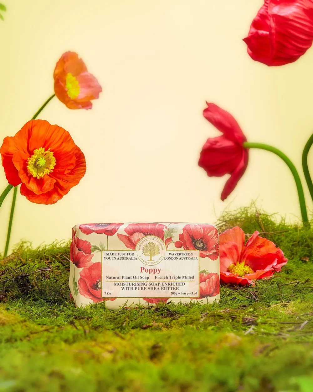 Wavertree & London Bar Soaps|Poppy Bar Soap