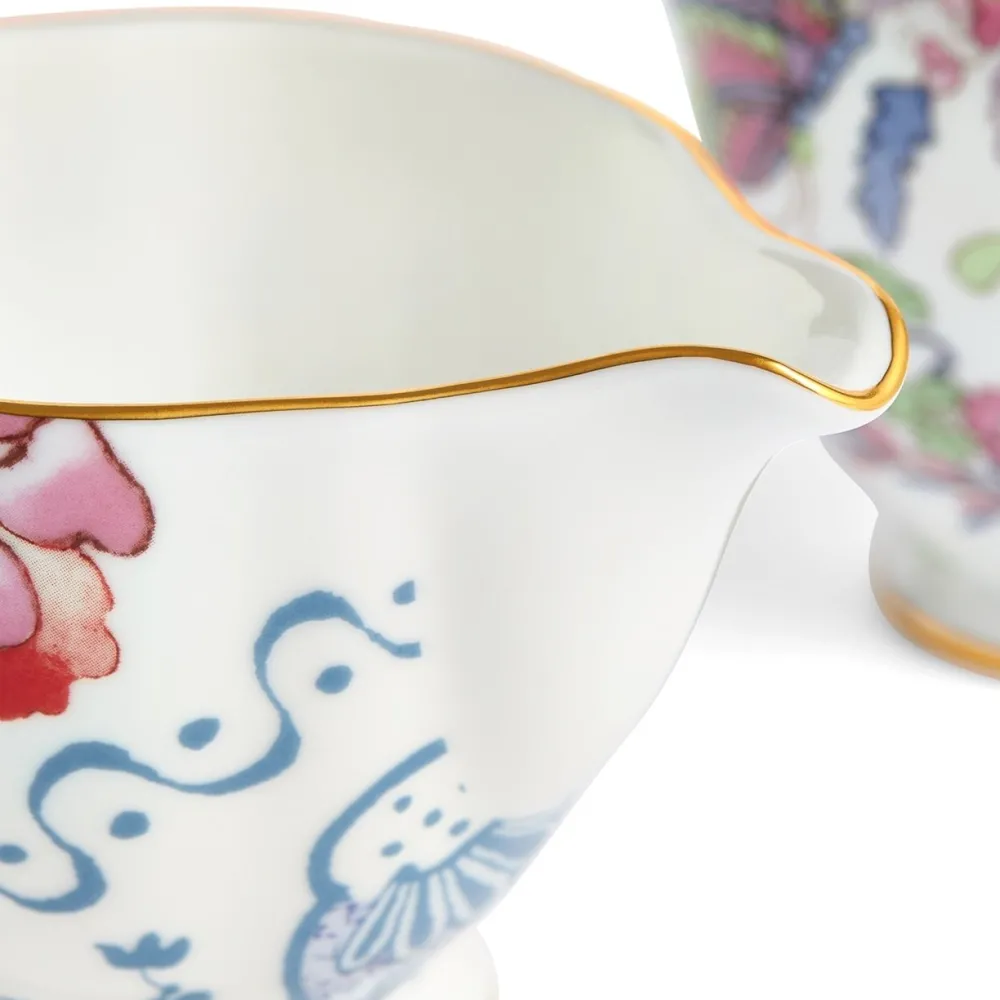 Wedgwood Creamers & Sugar Bowls|Butterfly Bloom Creamer & Sugar Set