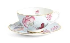 Wedgwood Teacups & Saucers|Cuckoo Blue Teacup & Saucer