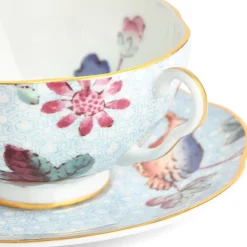 Wedgwood Teacups & Saucers|Cuckoo Blue Teacup & Saucer