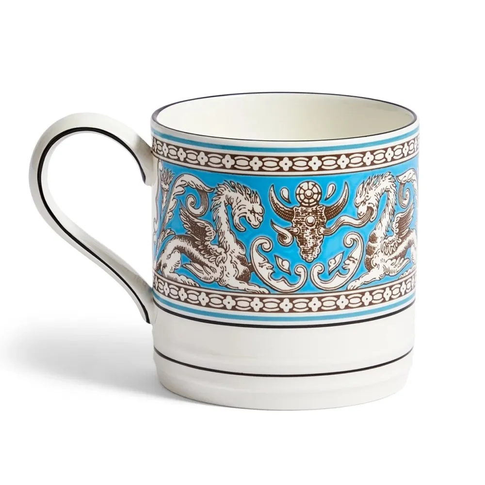 Wedgwood Assorted Mugs|Florentine Turquoise Mug