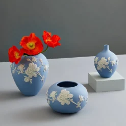Wedgwood Vases|Magnolia Blossom Bud Vase