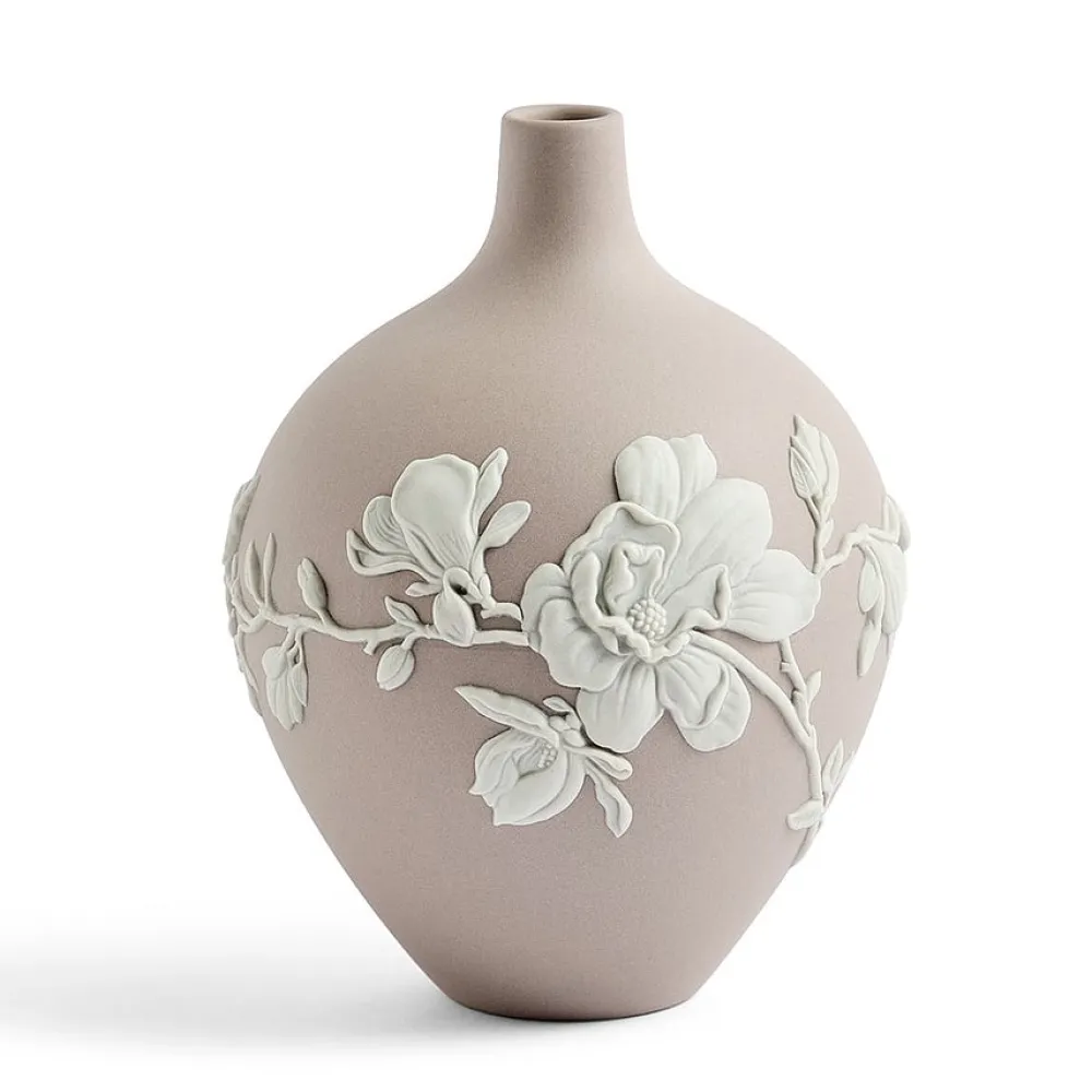 Wedgwood Vases|Magnolia Blossom Bud Vase Mink