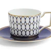 Wedgwood Teacups & Saucers|Renaissance Gold Teacup & Saucer