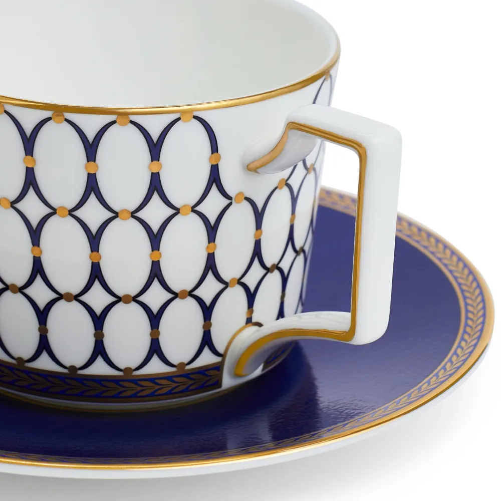 Wedgwood Teacups & Saucers|Renaissance Gold Teacup & Saucer