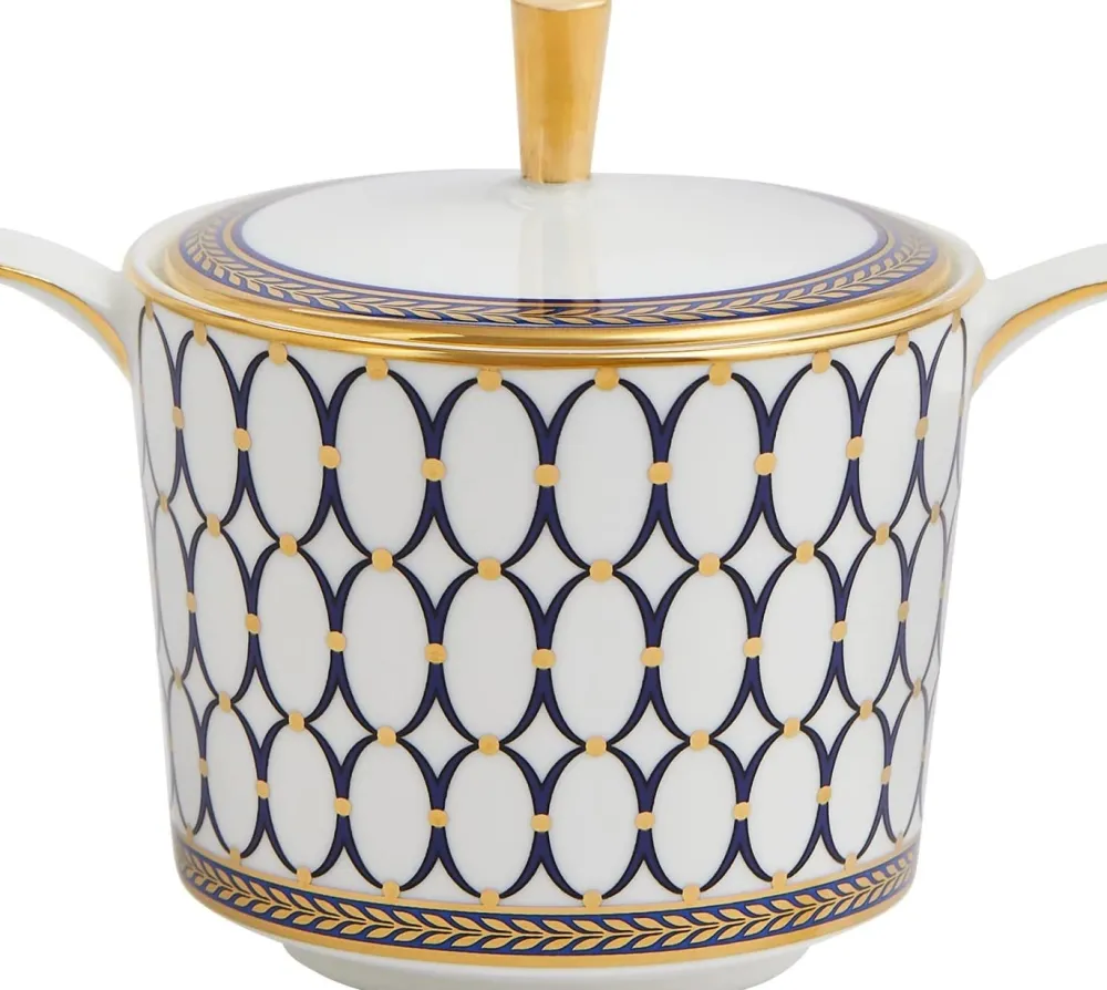 Wedgwood Creamers & Sugar Bowls|Renaissance Gold Sugar Caddy