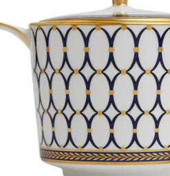 Wedgwood Creamers & Sugar Bowls|Renaissance Gold Sugar Caddy