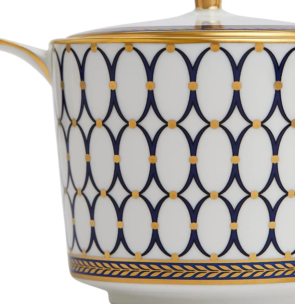 Wedgwood Creamers & Sugar Bowls|Renaissance Gold Sugar Caddy