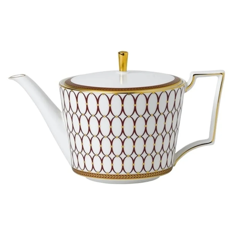 Wedgwood Teapots|Renaissance Red Teapot