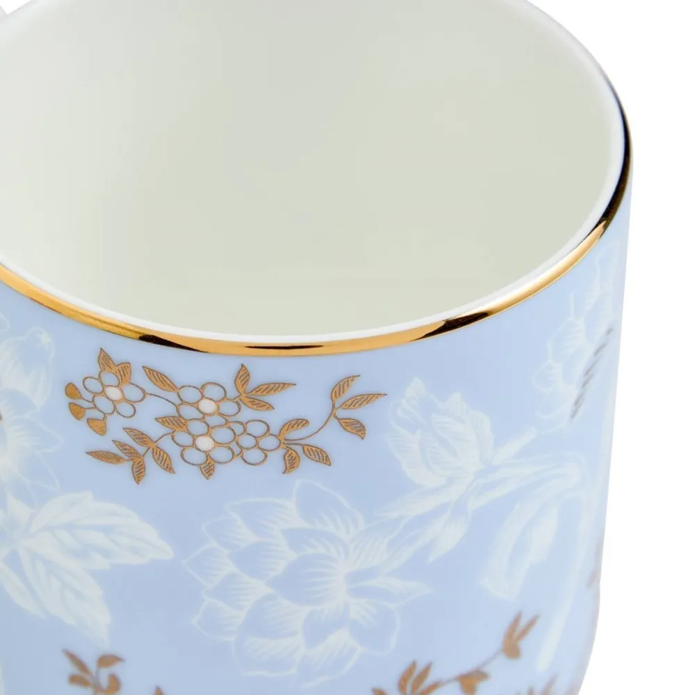 Wedgwood Assorted Mugs|Wonderlust Blue Tonquin Mug