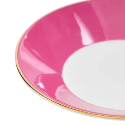 Wedgwood Teacups & Saucers|Wonderlust Pink Tonquin Teacup & Saucer
